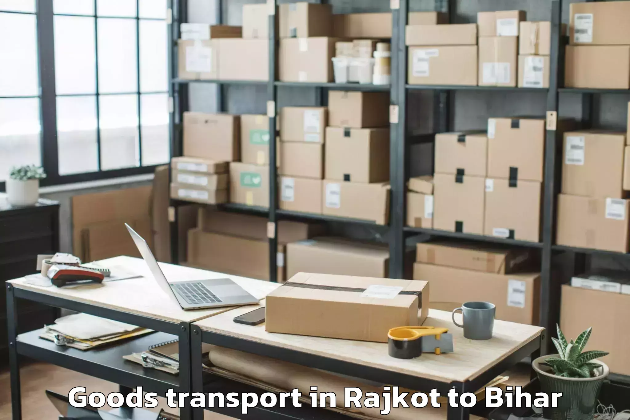 Get Rajkot to Kashi Chak Goods Transport